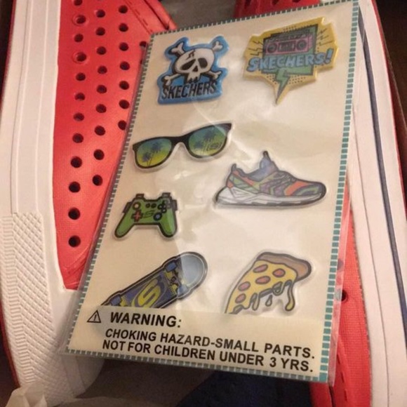 BRAND NEW boy youth skechers machine washable foamies red shoes size 2Y - Picture 6 of 8